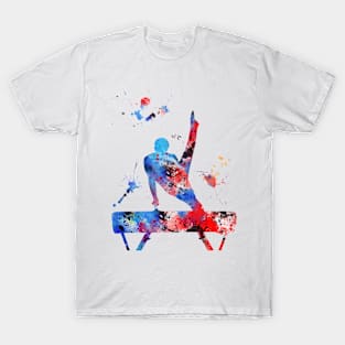 Horse balance male T-Shirt